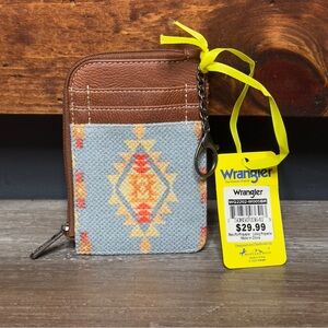 Wrangler Blue Card Holder Wallet NWT
